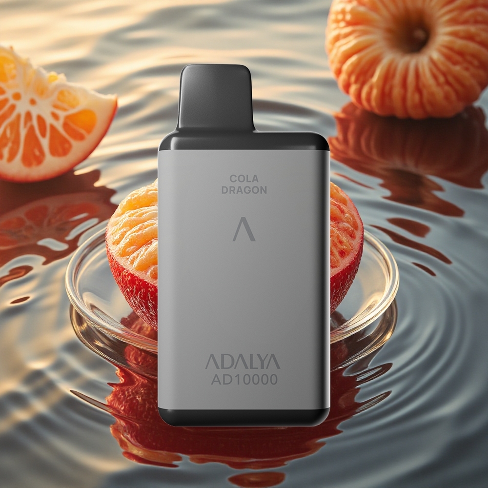 Adalya AD 10000 Puffs Cola Dragon USB-C Space Gray