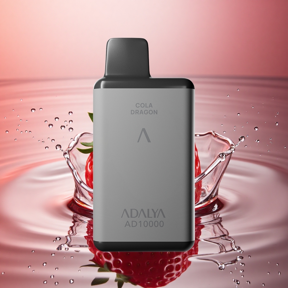 Adalya AD 10000 Puffs Strawberry Splash Space Gray USB-C