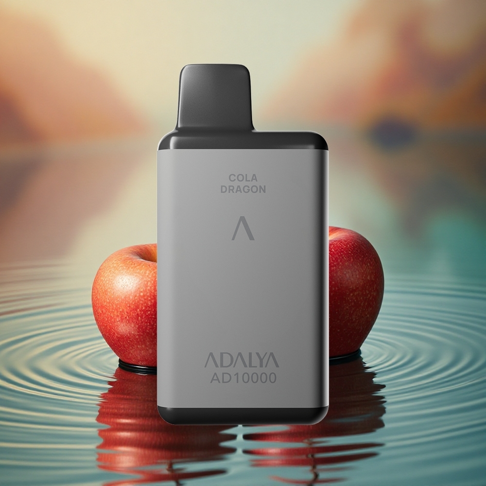 Adalya AD 10000 Puffs The Two Apples – Space Gray Sandblasted