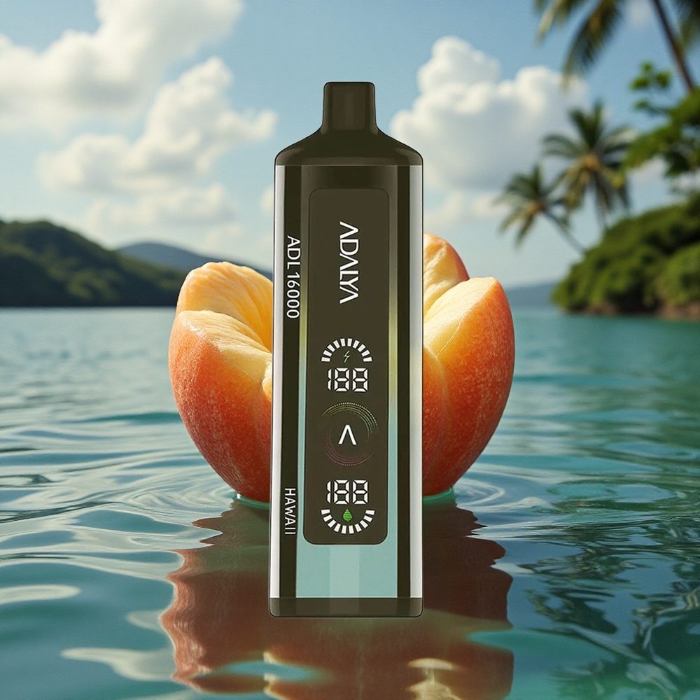 Adalya ADL 16000 PRO Puffs Hawaii Steel Gradient Digital Vape