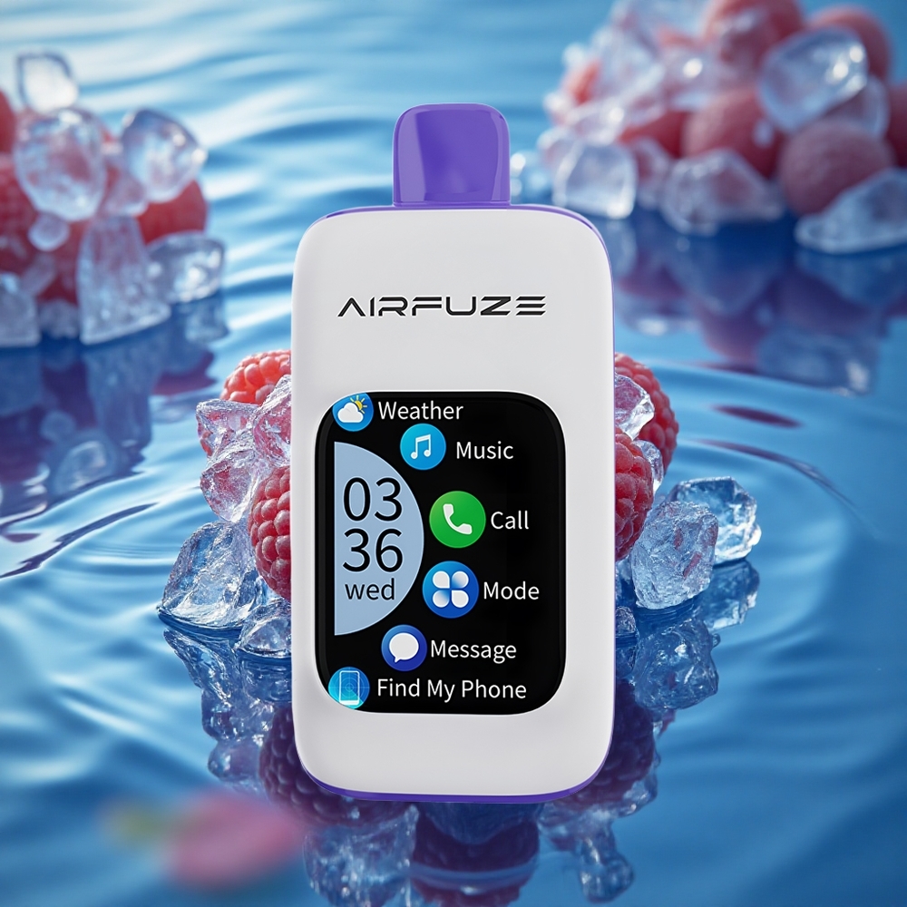 AirFuze Smart 30000 Puffs Blue Razz Ice 900mAh Touch Screen