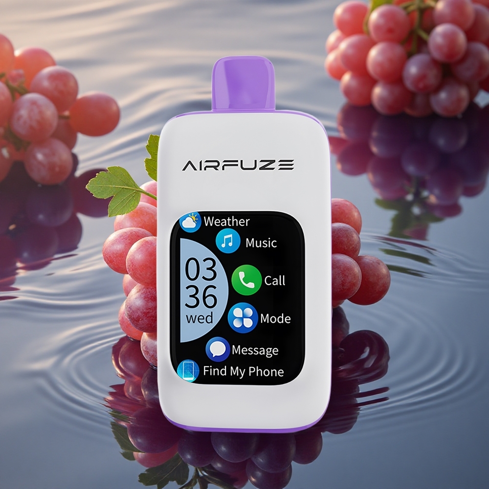 AirFuze Smart 30000 Puffs Grape Burst 900mAh 5% TFT Touch