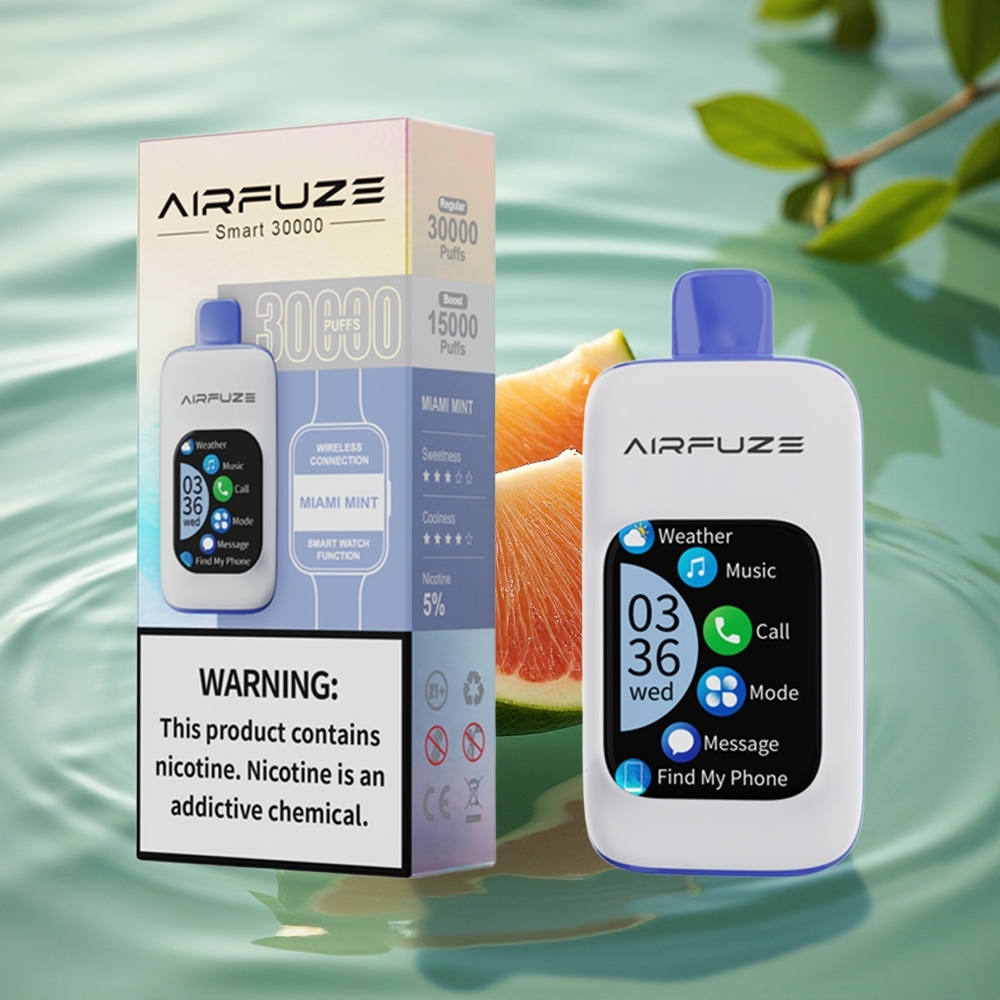 AirFuze Smart 30000 Puffs Miami Mint Smart 900mAh TFT Touch