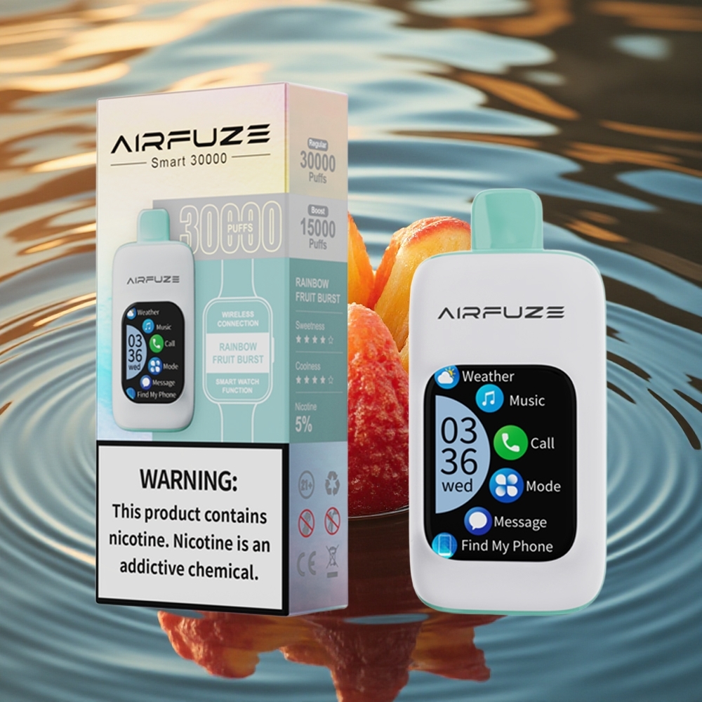 AirFuze Smart 30000 Puffs Rainbow Fruit Burst 900mAh Type-C Touch