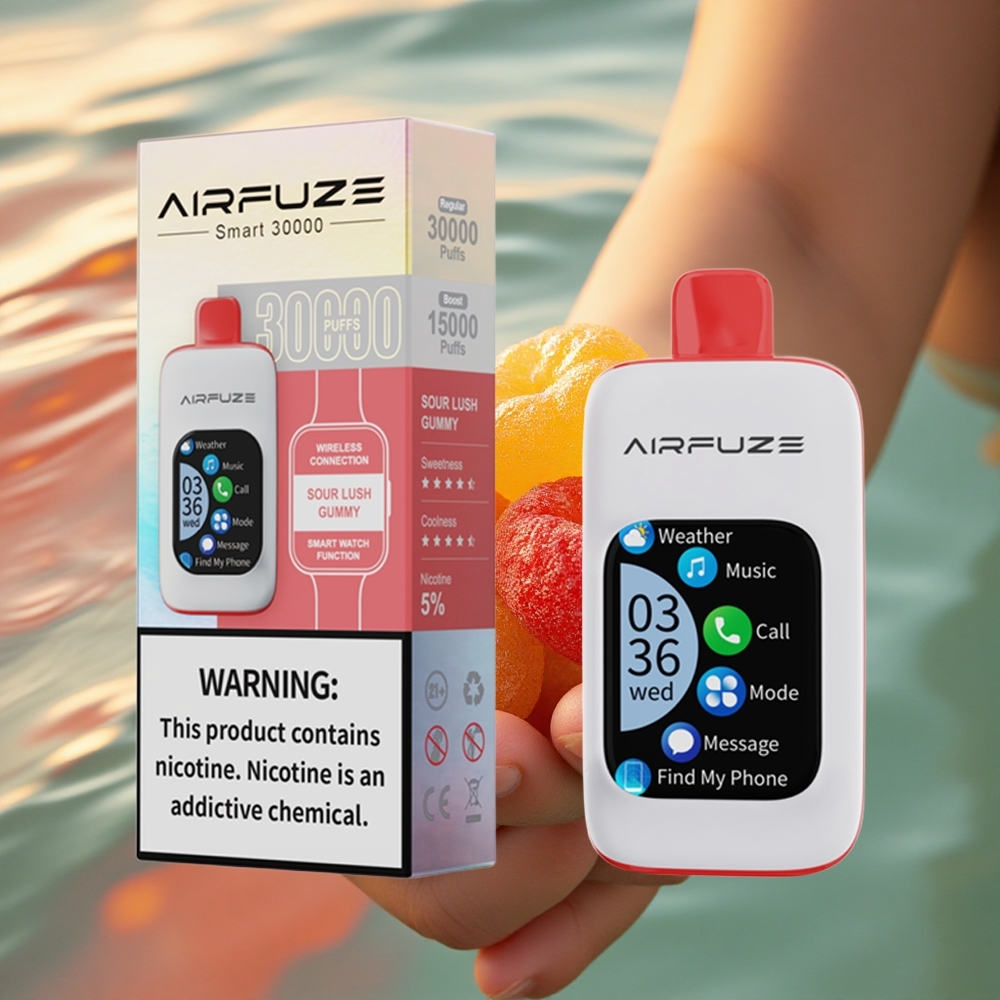 AirFuze Smart 30000 Puffs Sour Lush Gummy Smart 900mAh Type-C