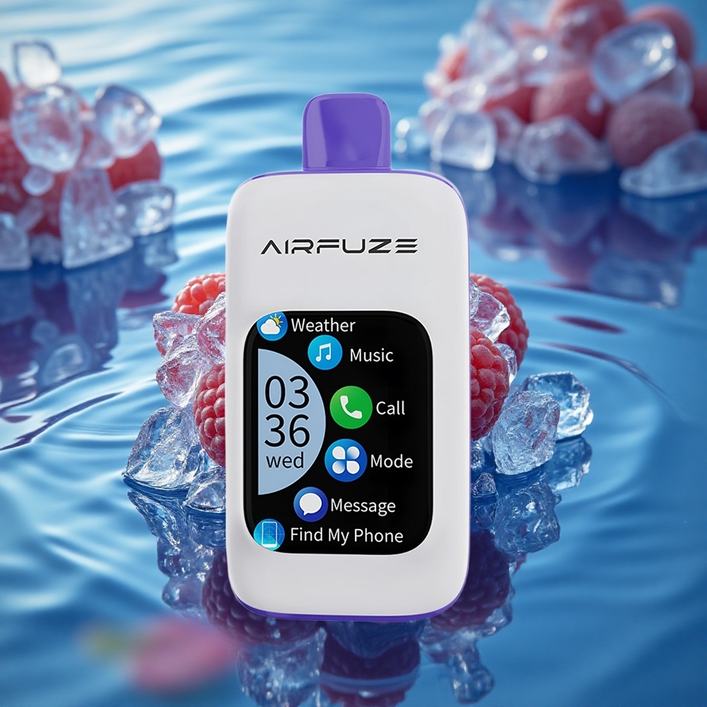 AirFuze Smart Pro 40000 Puffs Blue Razz Ice 900mAh Wireless Touch Boost