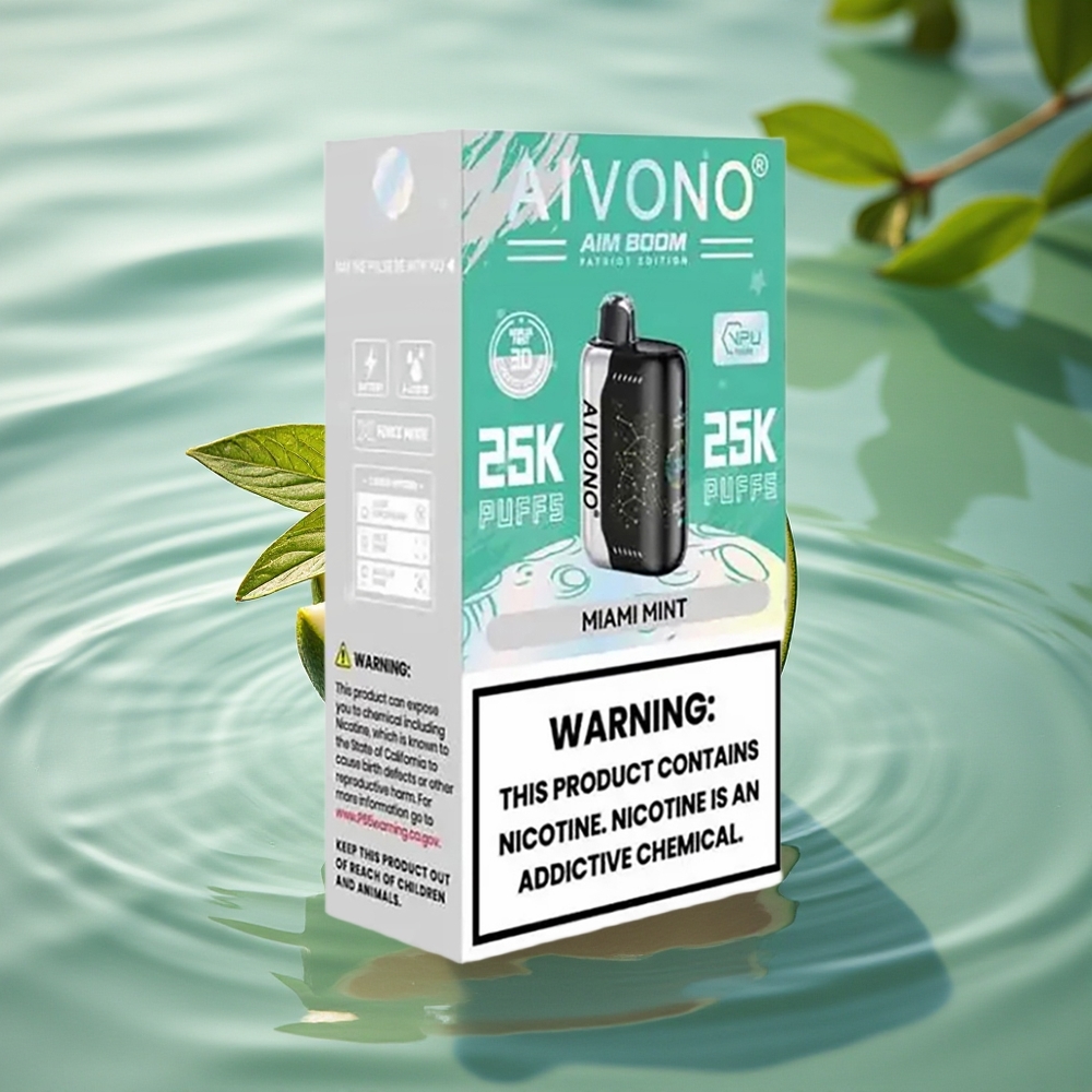 Aivono Aim Boom 25000 Puffs Miami Mint 28ml Mesh
