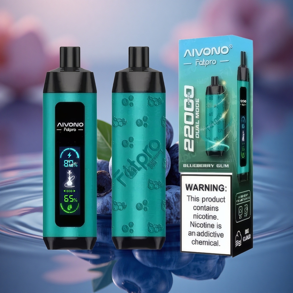 Aivono Aim Fatpro 22000 Puffs Blueberry Gun 28ml Mesh EcoBoost