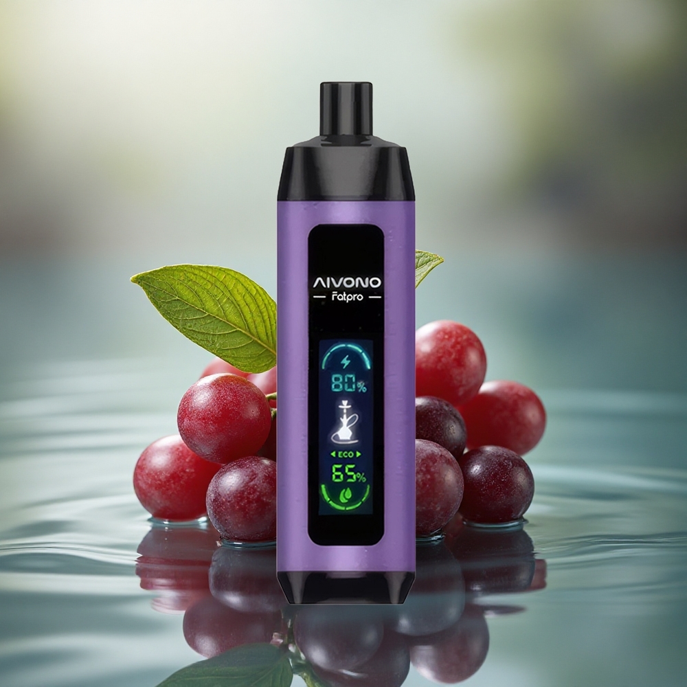 Aivono Aim Fatpro 22000 Puffs Grape Mint Eco Mesh 28ml