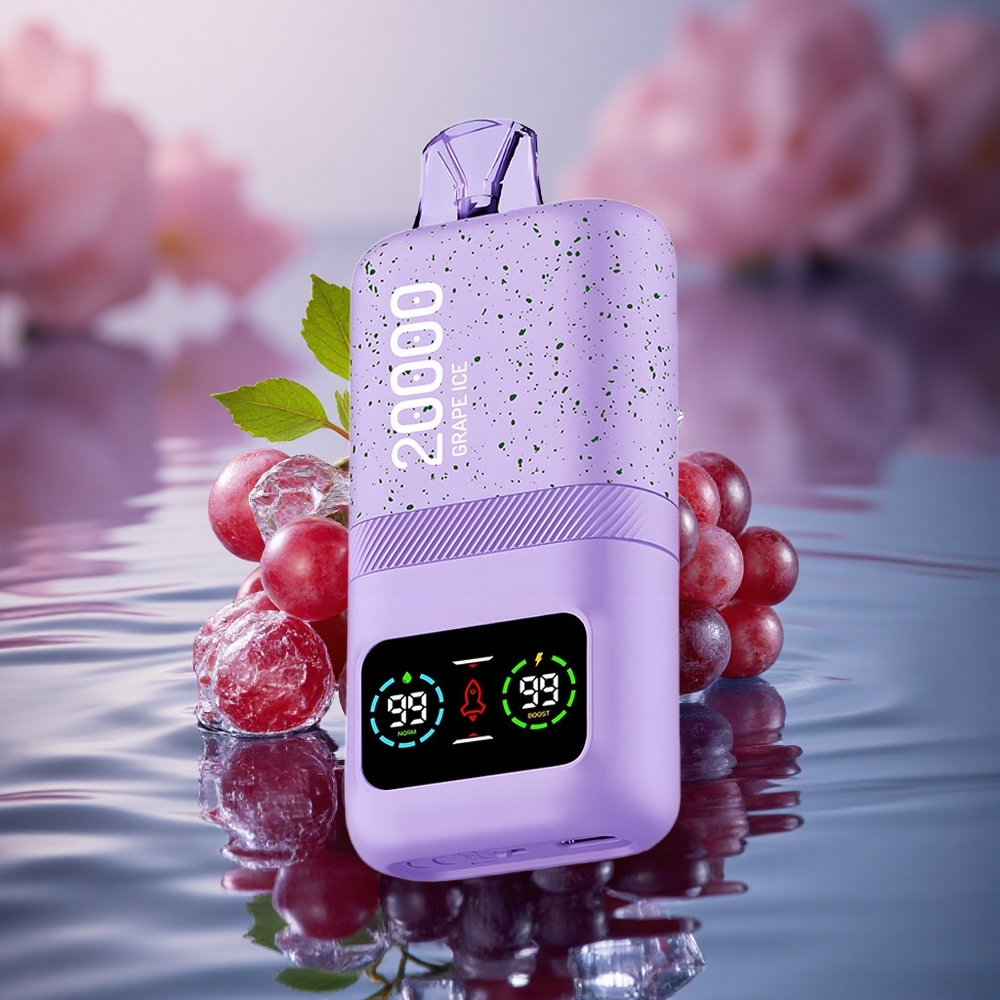 Aivono Aim Magic 20000 Puffs Grape Ice Dual Mesh LCD