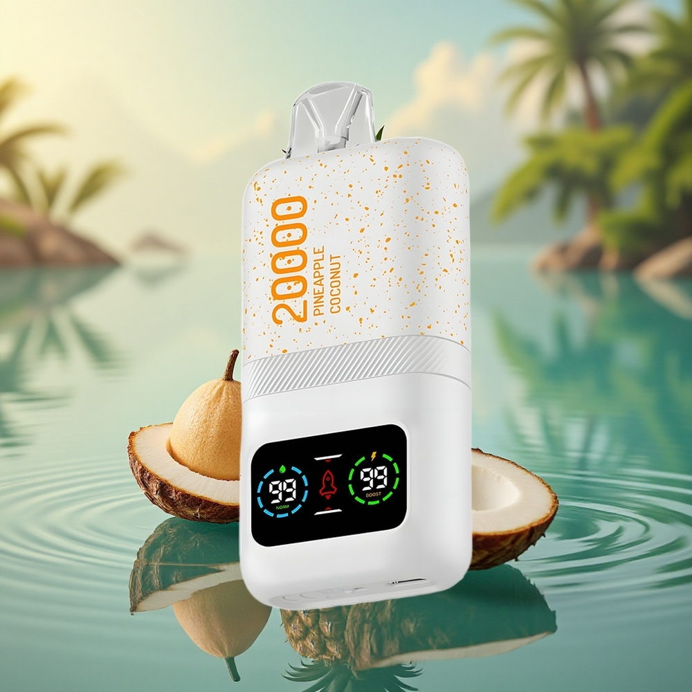 Aivono Aim Magic 20000 Puffs Pineapple Coconut Dual Mesh LCD
