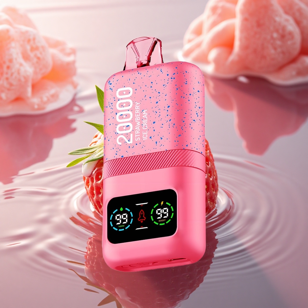 Aivono Aim Magic 20000 Puffs Strawberry Ice Cream Dual Mesh LCD