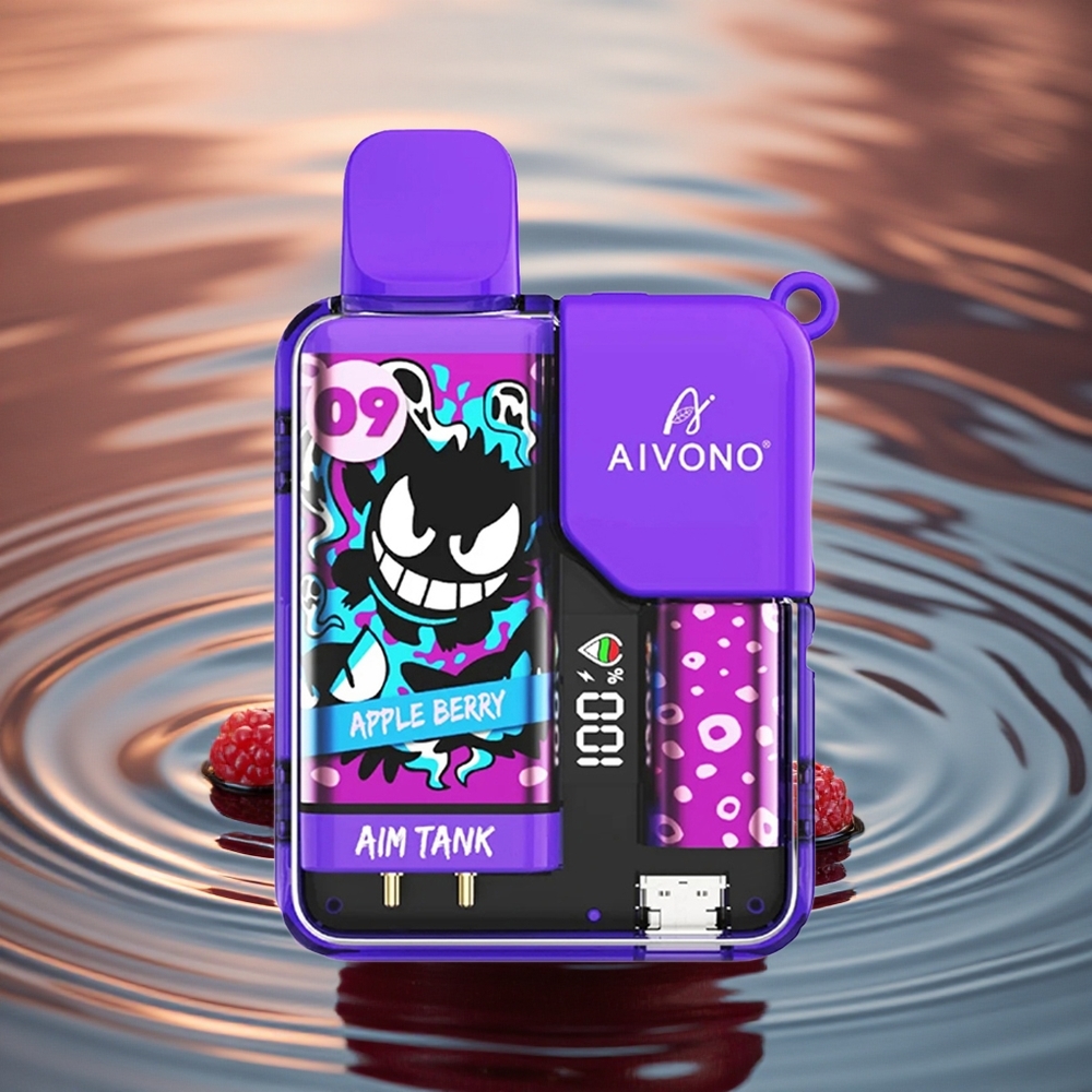 Aivono Aim Tank 9500 Puffs Apple Berry 18ml LCD 650mAh
