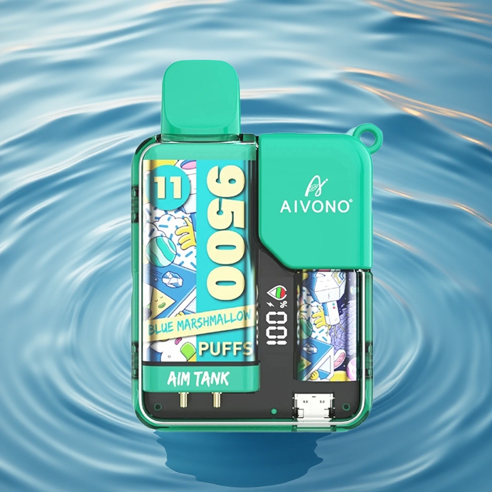Aivono Aim Tank 9500 Puffs Blue Marshmallow LCD 18ml 650mAh