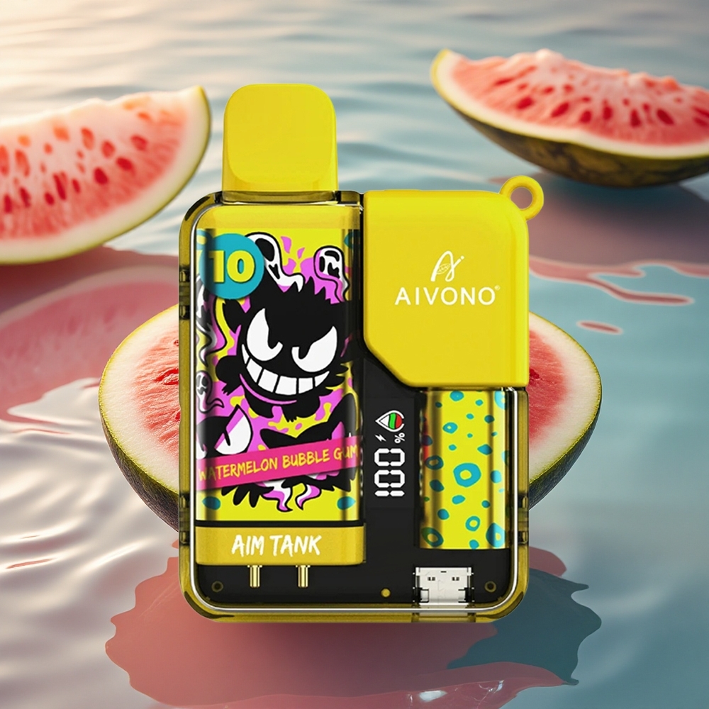 Aivono Aim Tank 9500 Puffs Watermelon Bubble Gum 18ml LCD