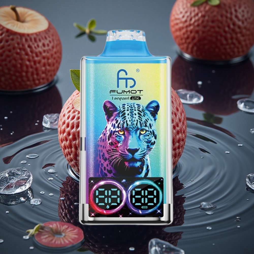 Fumot Leopard 40K Puffs Black Dragon Ice Dual Mesh 5% 700mAh