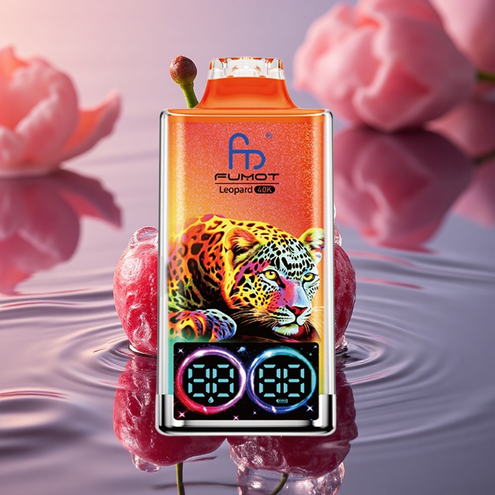 Fumot Leopard 40K Puffs Cherry Ice Dual Mesh 5%