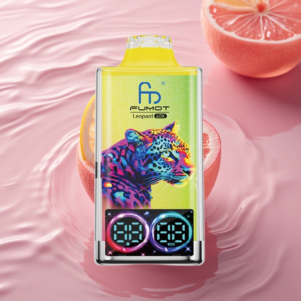 Fumot Leopard 40K Puffs Pink Lemonade Dual Mesh 5% Nicotine