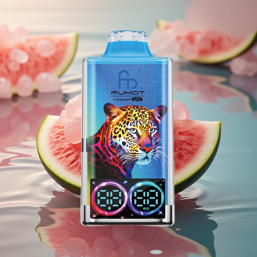 Fumot Leopard 40K Puffs Watermelon Bubblegum Dual Mesh 5%