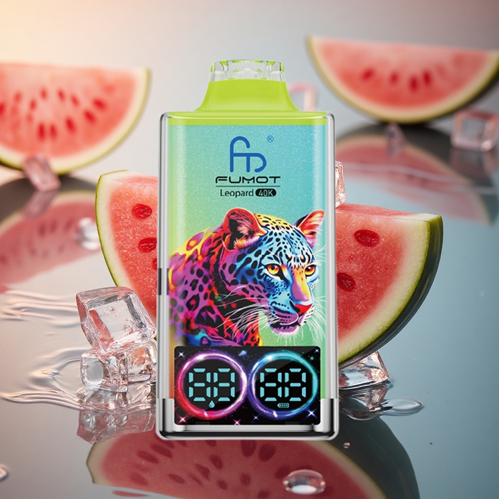 Fumot Leopard 40K Puffs Watermelon Ice Dual Mesh 5%