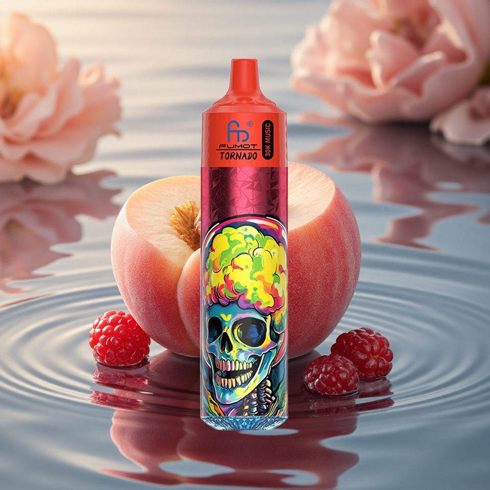 Fumot Randm Tornado 30000 Puffs Peach Berries Mesh 30mL