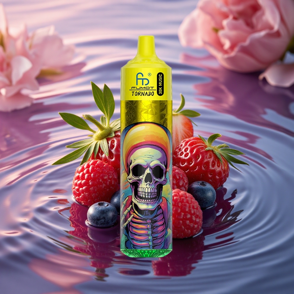 Fumot Randm Tornado 30000 Puffs Strawberry Blueberry Raspberry 30mL 2% Mesh