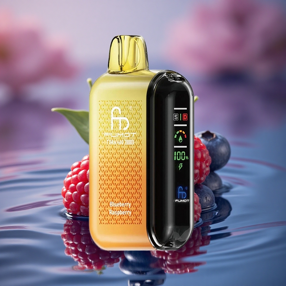 Fumot Tornado 20000 Puffs Blueberry Raspberry Dual Mesh Airflow