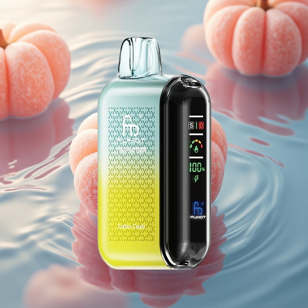 Fumot Tornado 20000 Puffs Cotton Candy Dual Mesh Airflow