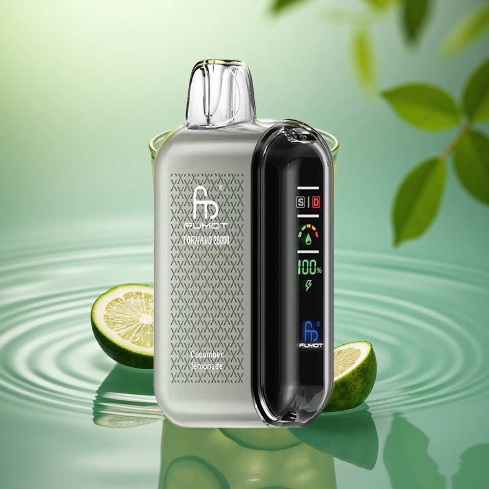 Fumot Tornado 20000 Puffs Lemonade Cucumber Dual Mesh