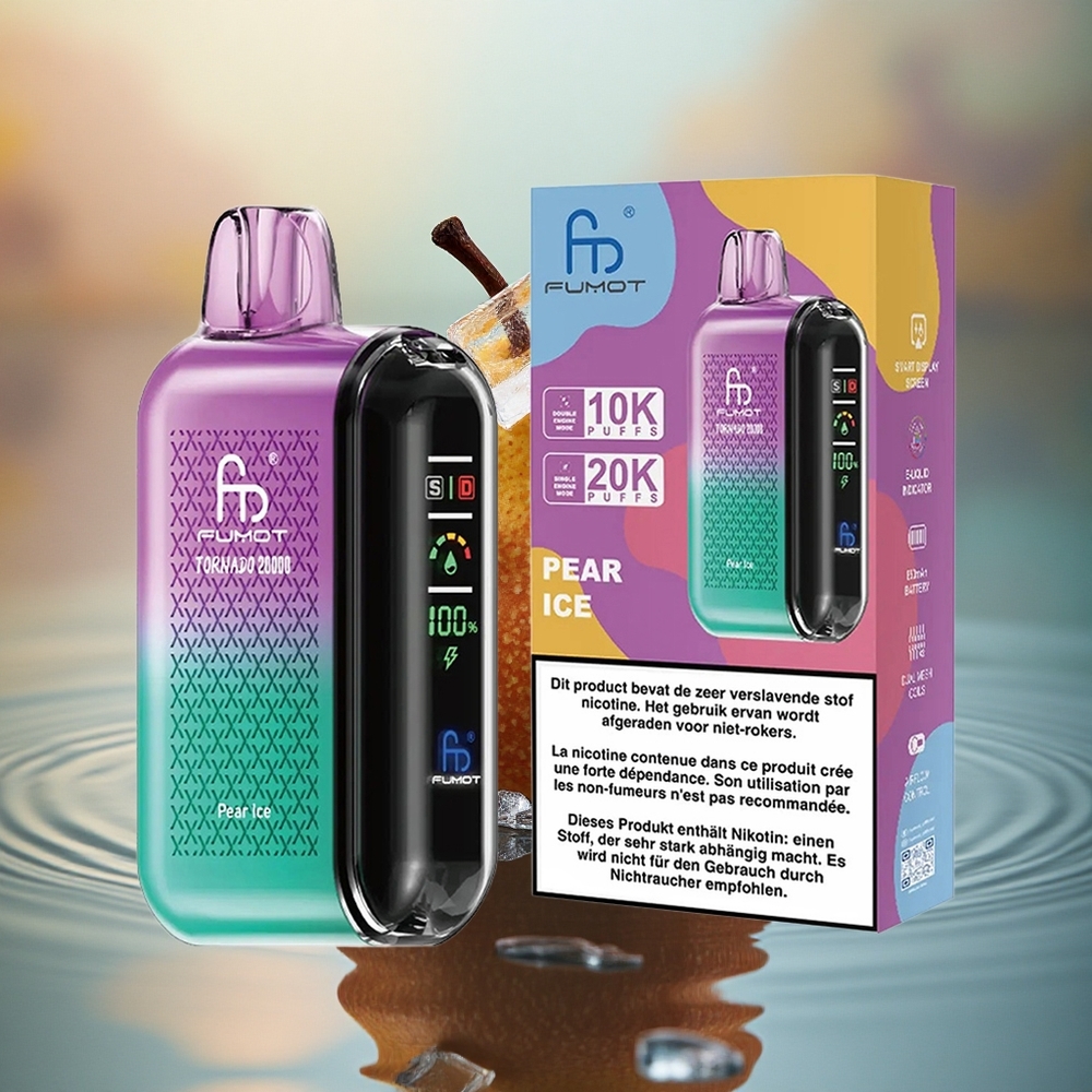 Fumot Tornado 20000 Puffs Pear Ice Dual Mesh