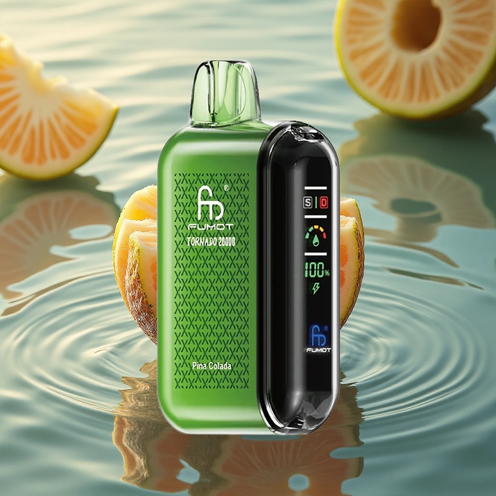Fumot Tornado 20000 Puffs Pina Colada Dual Mesh Display