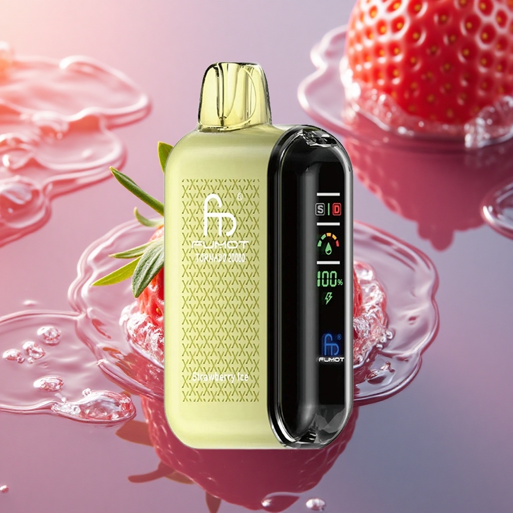 Fumot Tornado 20000 Puffs Strawberry Ice Dual Mesh