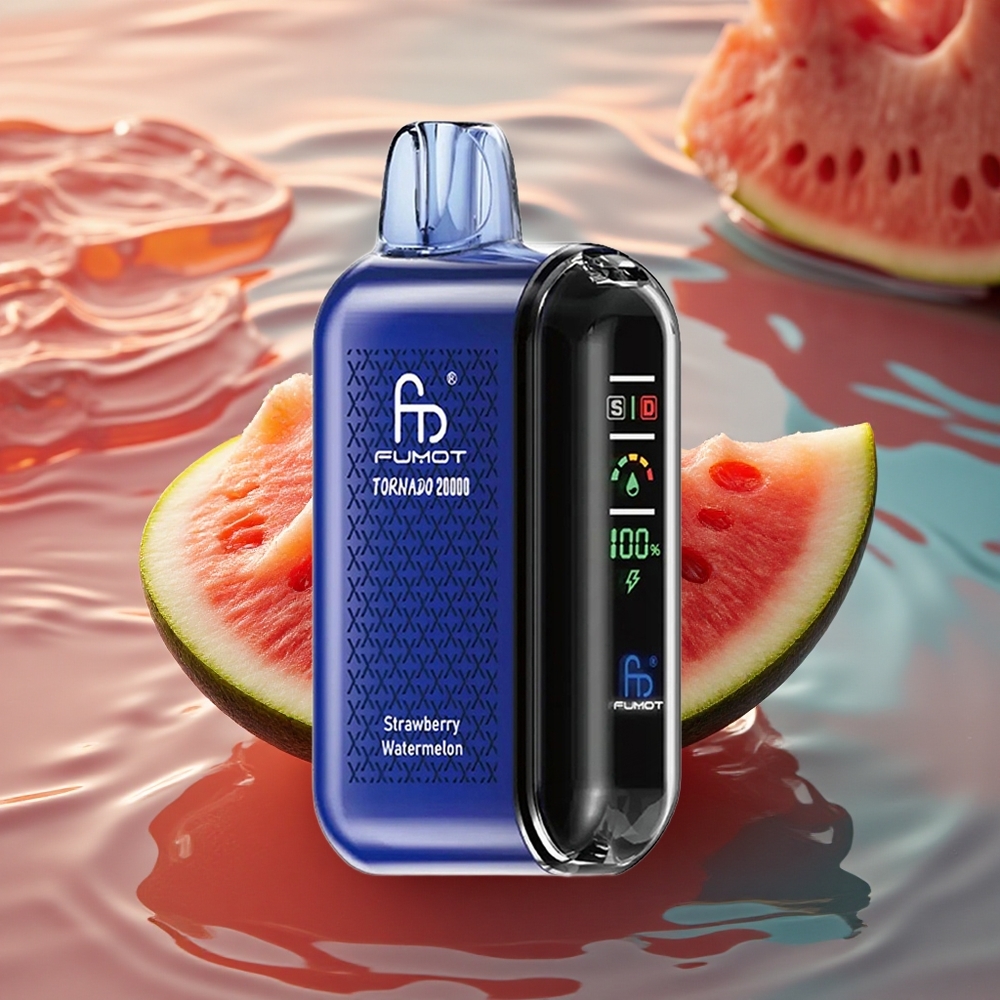 Fumot Tornado 20000 Puffs Strawberry Watermelon Dual Mesh Airflow