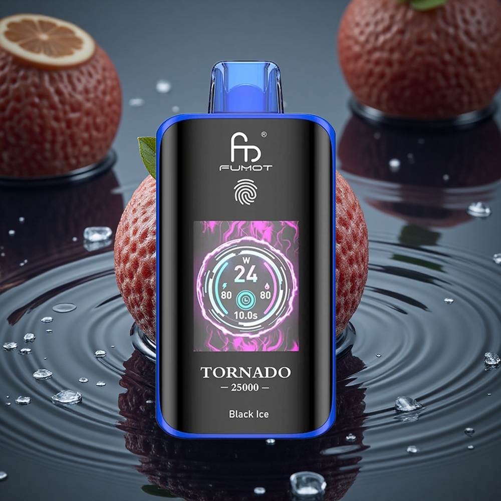 Fumot Tornado 25000 Puffs Black Ice HD 700mAh Type-C