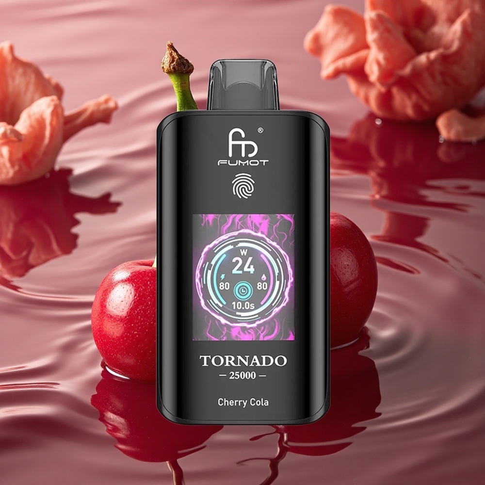 Fumot Tornado 25000 Puffs Cherry Cola HD 700mAh Type-C