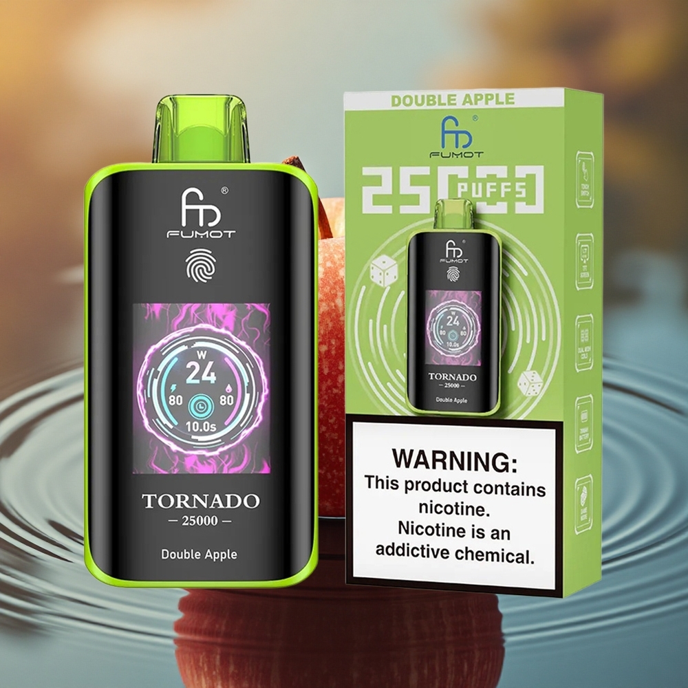 Fumot Tornado 25000 Puffs Double Apple HD 700mAh Type-C