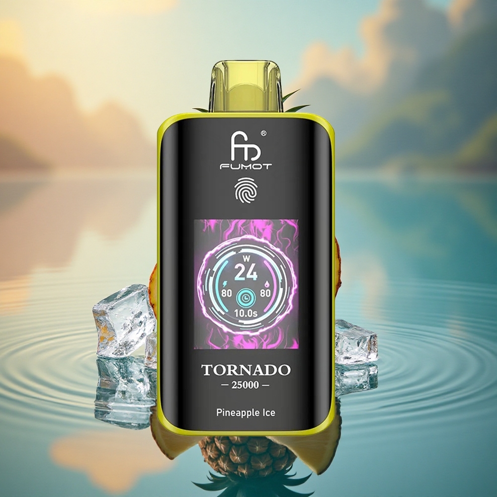 Fumot Tornado 25000 Puffs Pineapple Ice HD Rechargeable 20ml