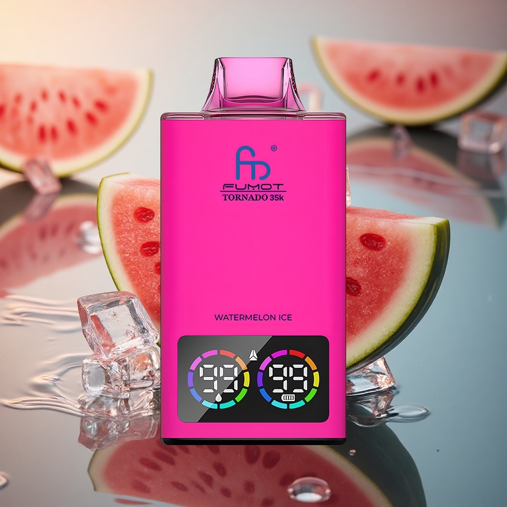 Fumot Tornado 35000 Puffs Watermelon Ice Dual Mesh RGB