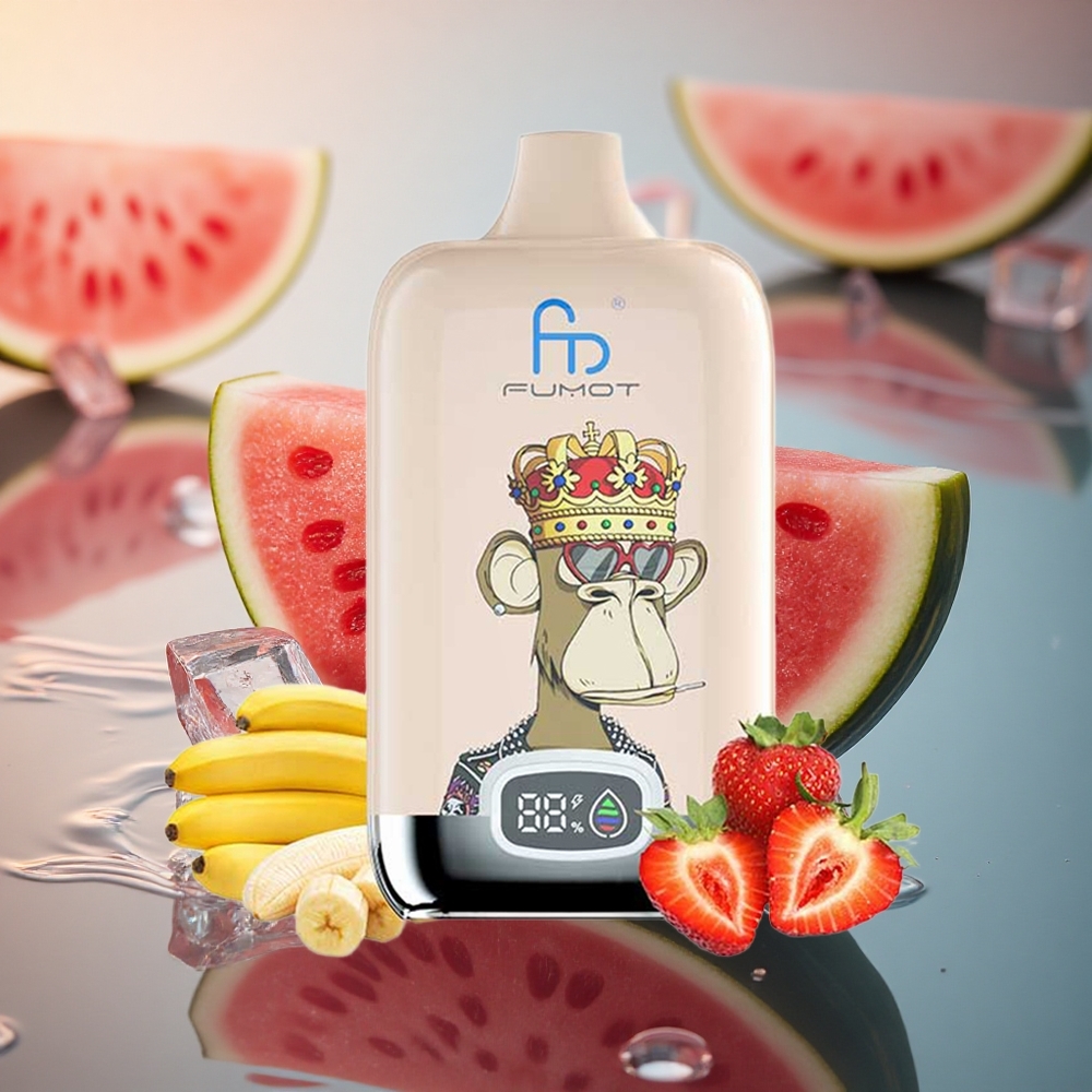 Fumot Tornado Digital Box 12000 Puffs Watermelon Ice Mesh 20ml