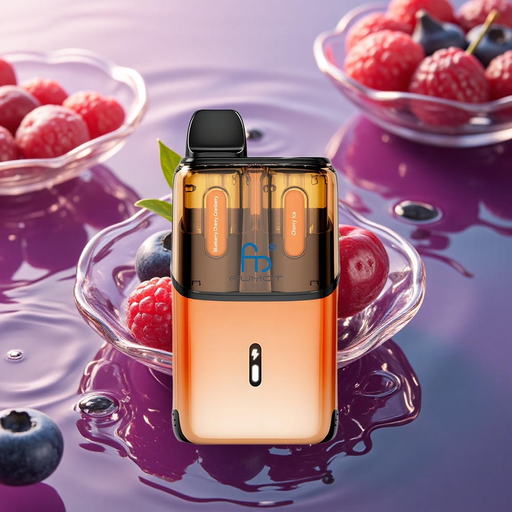 Fumot Ultra T32000 Puffs Blueberry Cherry Cranberry - Cherry Ice Mesh Coil