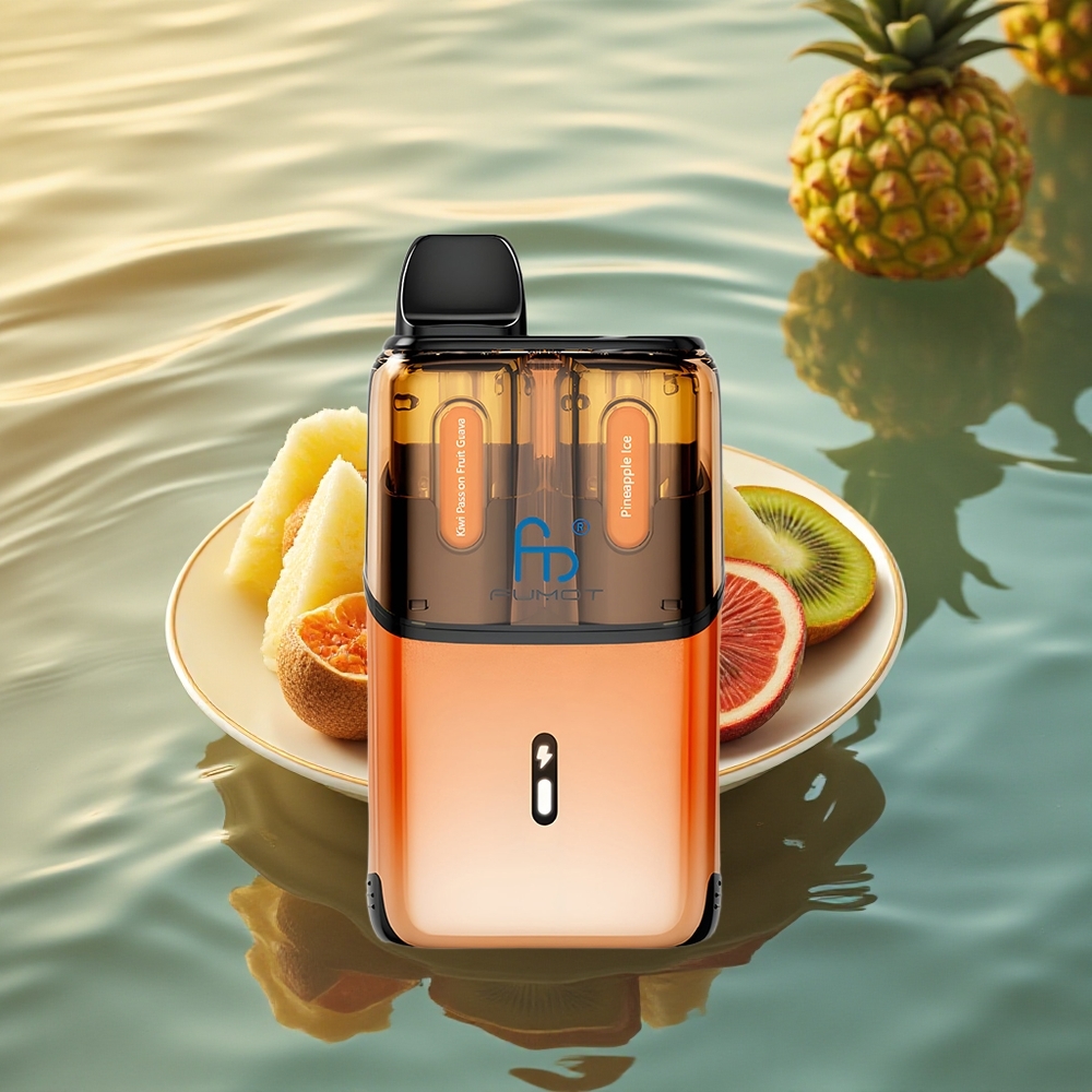 Fumot Ultra T32000 Puffs Kiwi Passion Fruit Guava - Pineapple Ice with 24ml Mesh Coil