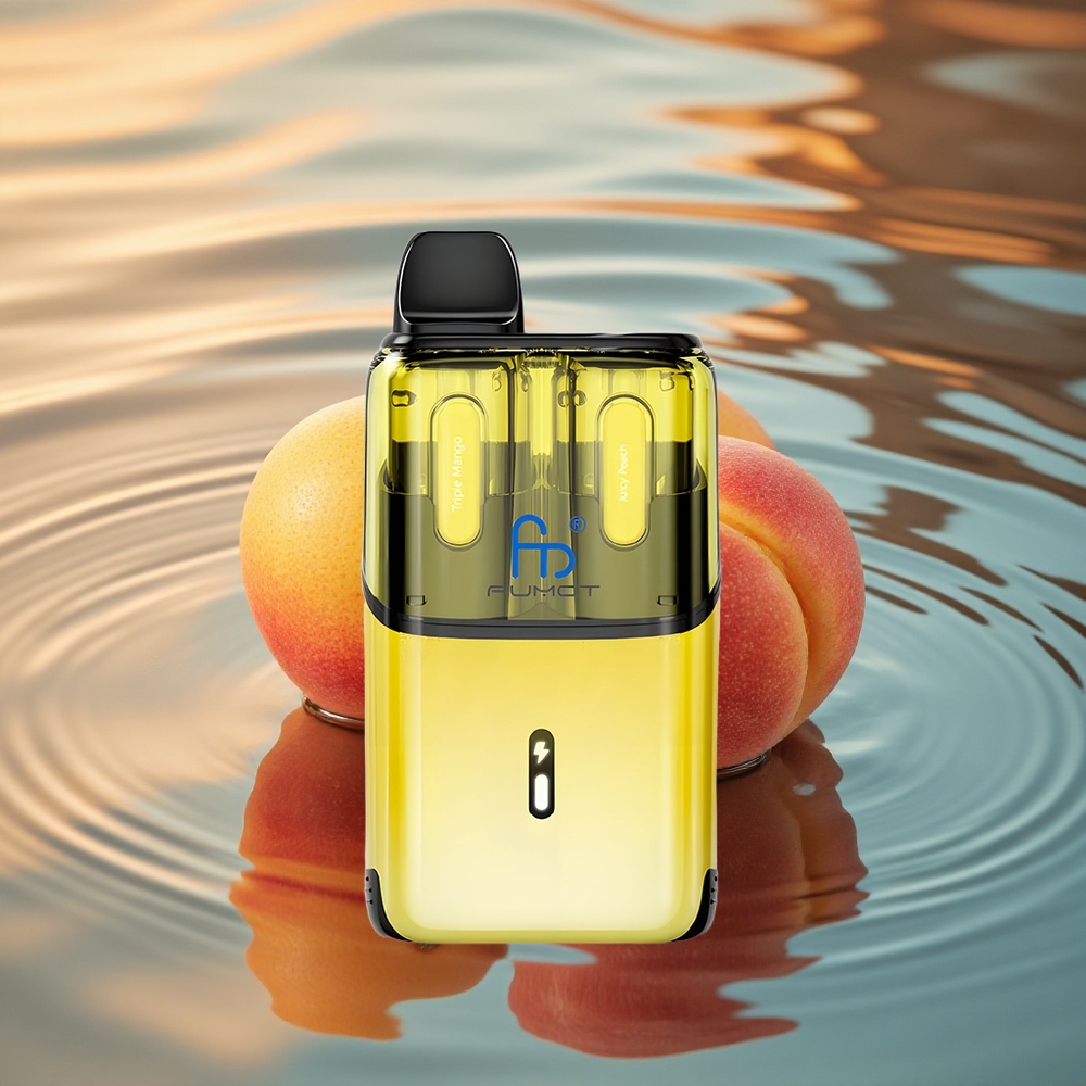 Fumot Ultra T32000 Puffs Triple Mango - Juicy Peach with 24ml & Mesh Coil