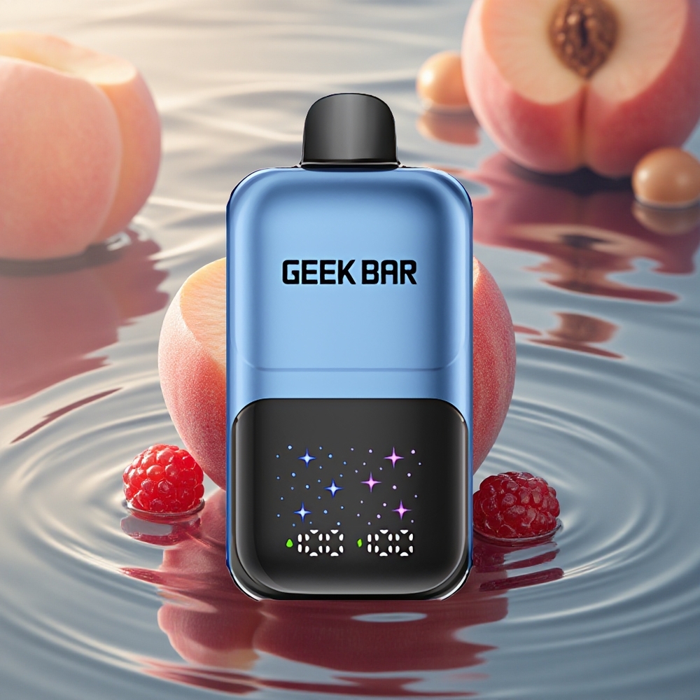 GEEK BAR 2GO 20ml 50000 Puffs Peach & Berries Dual Tank Adjustable Coolness