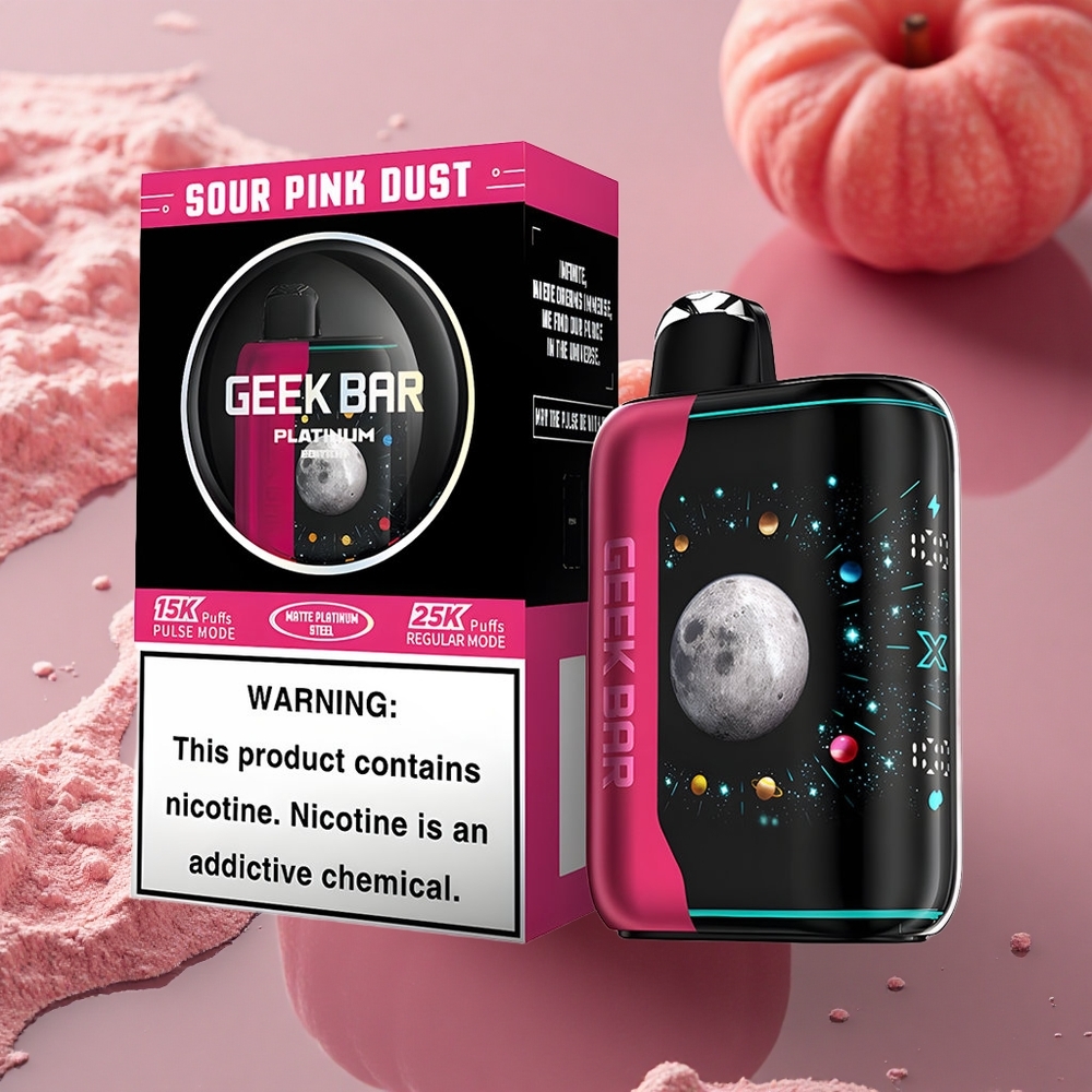 GEEK BAR Platinum Edition 25000 Puffs Sour Pink Platinum Pulse