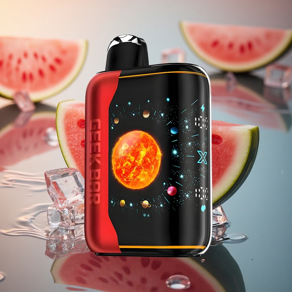 GEEK BAR Platinum Edition 25000 Puffs Watermelon Ice Platinum Steel