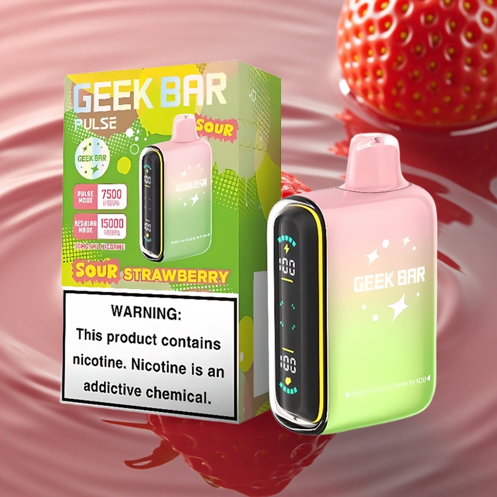 GEEK BAR Pulse 15000 Puffs Sour Edition 16ML 5% Airflow