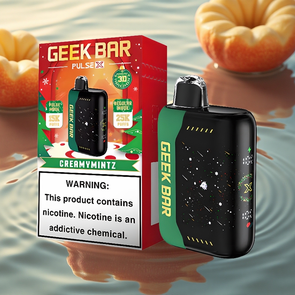 GEEK BAR Pulse X 25000 Puffs Christmas Edition Dual Mesh Curved Screen
