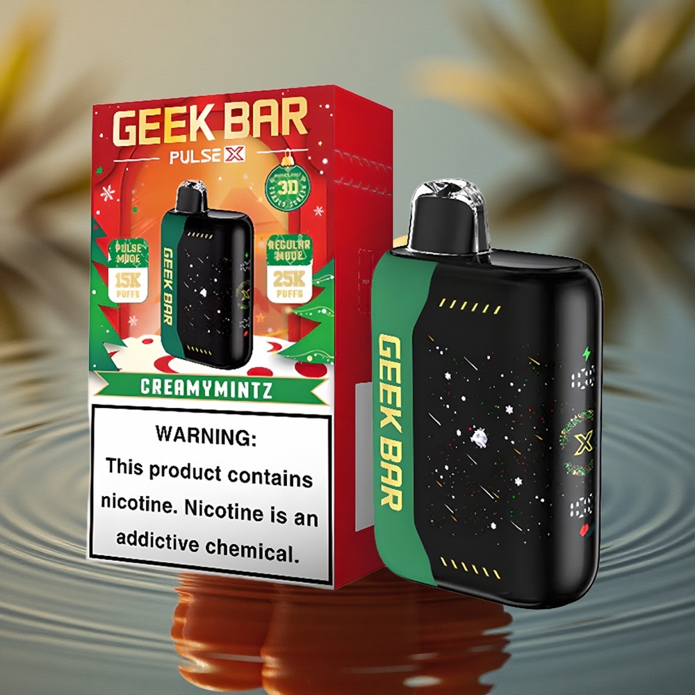 GEEK BAR Pulse X 25000 Puffs Christmas Edition Dual Mesh Curved Screen