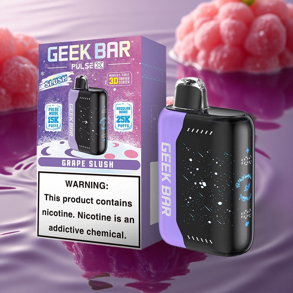 GEEK BAR Pulse X 25000 Puffs Slush Edition with Dual Mesh Coil & 3D Screen
