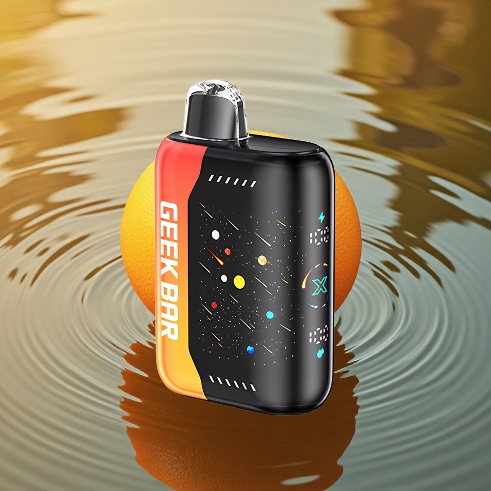 GEEK BAR Pulse X 42K Puffs Meteor Edition Orange Dragon 820mAh Dual Mesh Coil Curved Screen